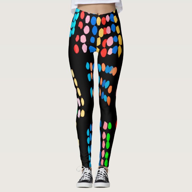 Legging Pontos coloridos (Frente)