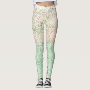 Legging Pontos de Confetti de Cor de Água Cor de Água Cor 