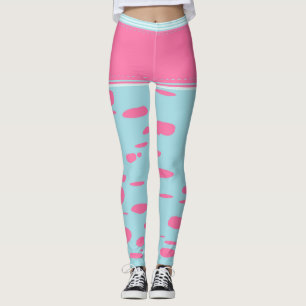Legging pontos rosa
