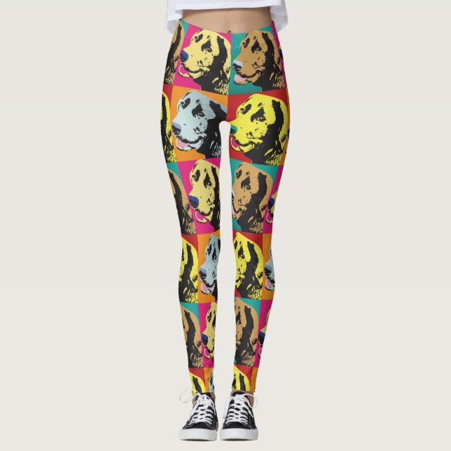 Legging Pop Art Labrador Retriever (Frente)