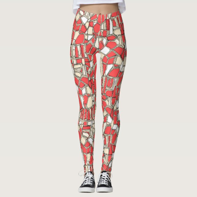 Legging Pop coral ROKEN (Frente)