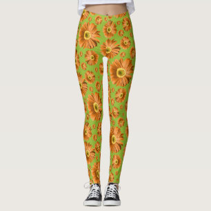 Legging Pop Daisy Orange