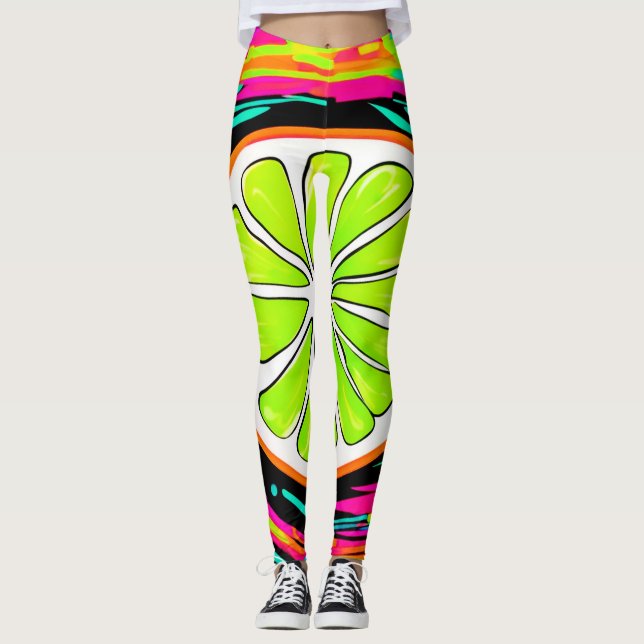 Legging Pop de limão (Frente)