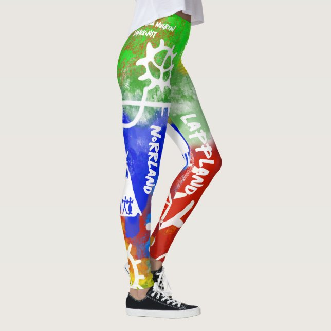 Legging Populära samiska mönster (Direita)