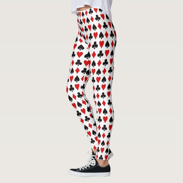 Legging Póquer original da sala de jogos dos cartões do (Esquerda)