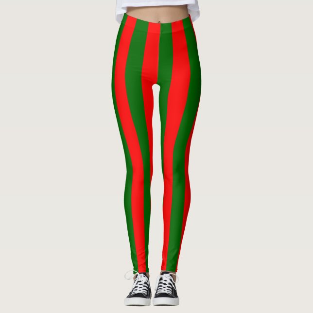 Legging Portugal - Cores de Bandeiras Nacionais Verticais (Frente)