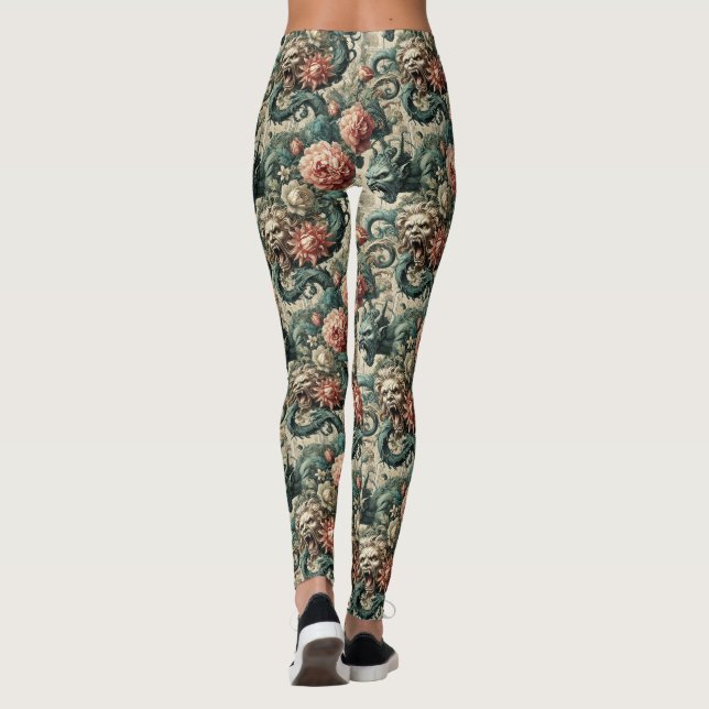 Legging Postura de Perdição - Vitoriano Gótico (Verso)