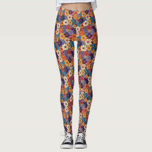 Legging Potência de Flor de Hippy Trippy