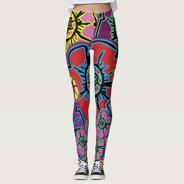 Legging Potência do ventilador nº 14 (Frente)
