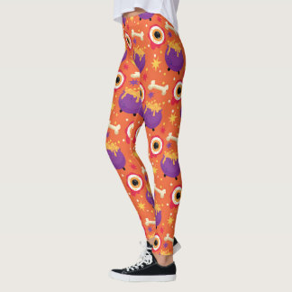 Legging Potes e Ossos Assustadores