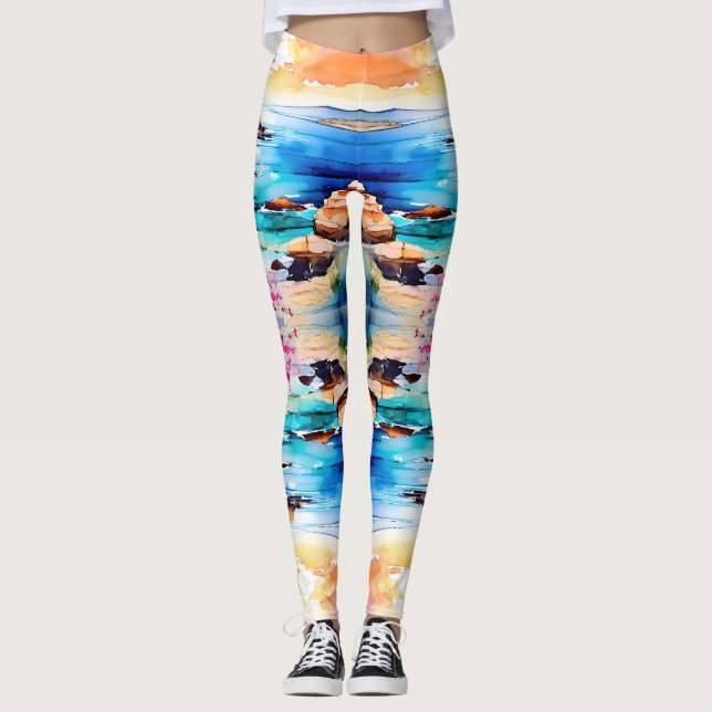 Legging "Praia Secluída" (Frente)