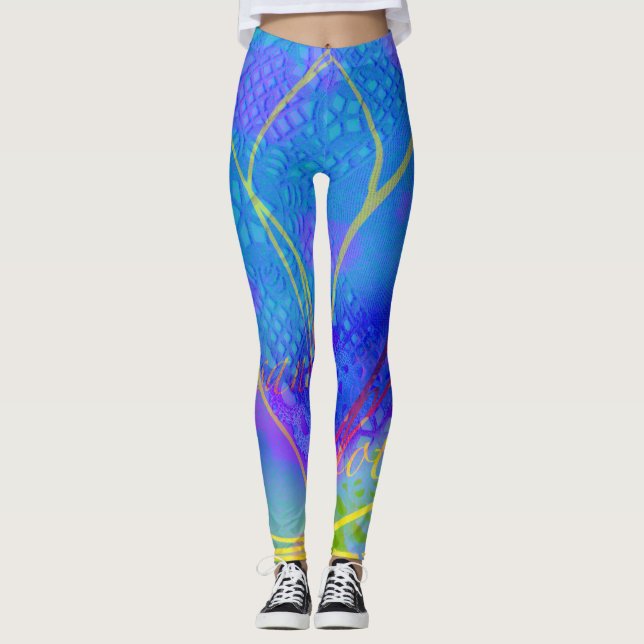 Legging prana psicadélico (Frente)