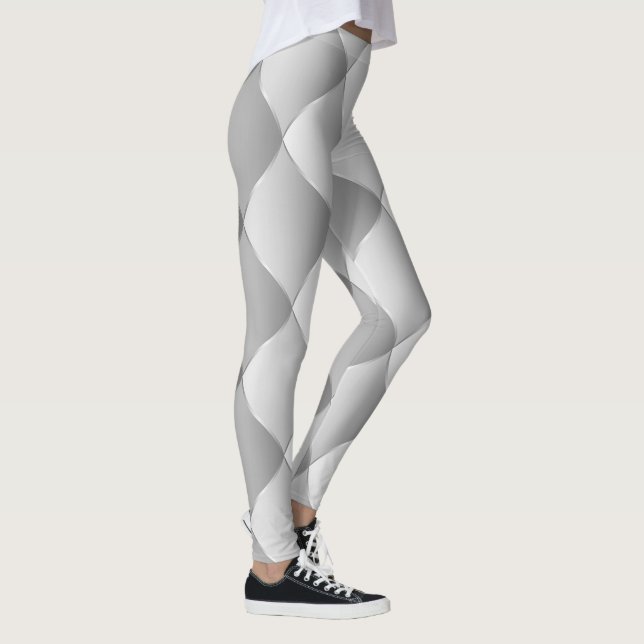 Legging Prata suave de luxo (Direita)