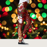 Legging Pregos da festa do Natal Tudo Feio<br><div class="desc">Vista com seu suéter feio de Natal. De Natal,  todas as pernas!</div>