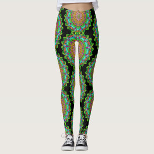 Legging Preparado para exercícios! Mandala Design
