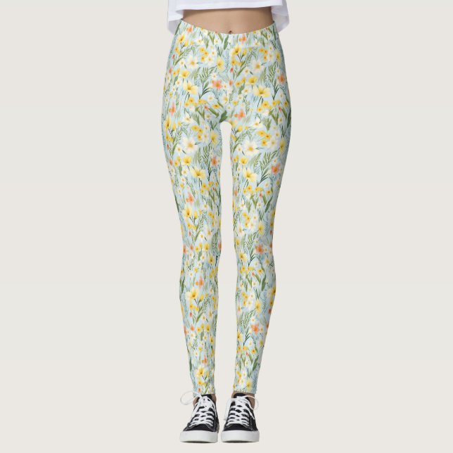 Legging Presente de aniversário | As Flores Estão Revoltad (Frente)