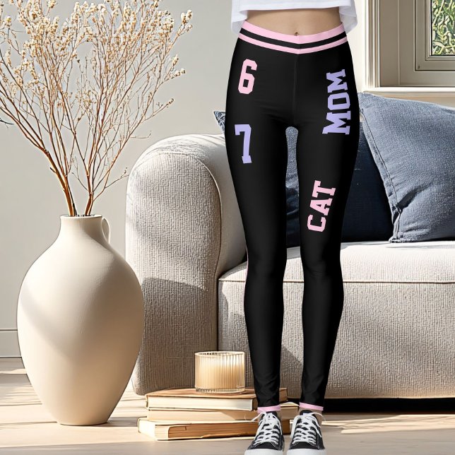 Legging Presente de Aniversário de 67 Anos para Gata Mãe D (Criador carregado)