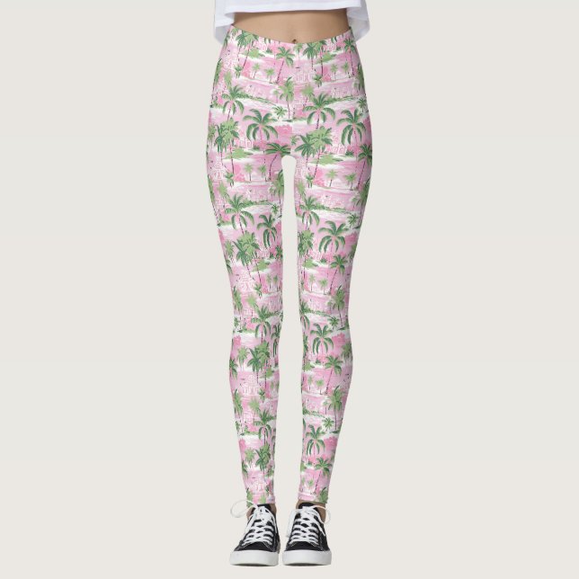 Legging Presente de aniversário | Eu Amo O Oceano (Frente)