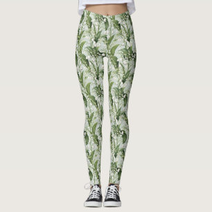 Legging Presente de Aniversário Flor de Lírio do Vale Se