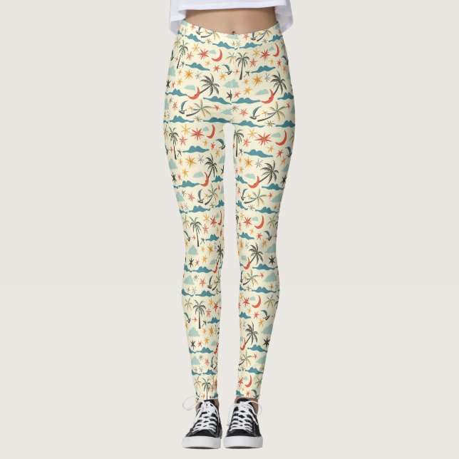Legging Presente de Aniversário | O Oceano É Uma Imagem Ce (Frente)