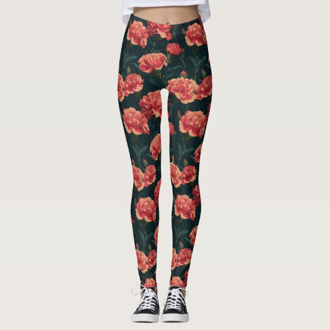 Legging Presente de Casamento Fantasia de Cravo Levantamen (Frente)