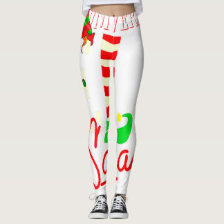 Legging Presente de Natal na Praça da Universidade Elf par