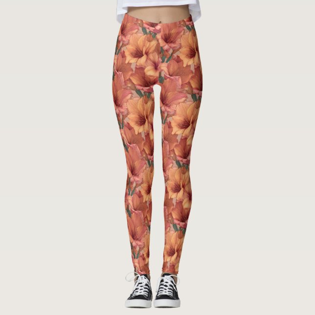 Legging Presentes de Agradecimento Estético Amaryllis Card (Frente)