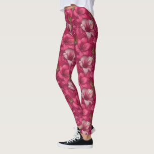 Legging Presentes de aniversário Pétala de Amarílis de Exe