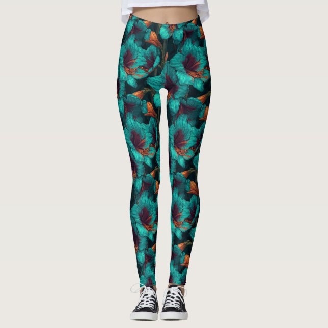 Legging Presentes de Casamento Florais Amaryllis Levantame (Frente)