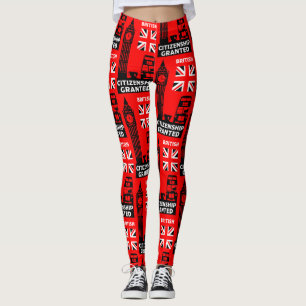 Legging Presentes de Cidadania Britânica