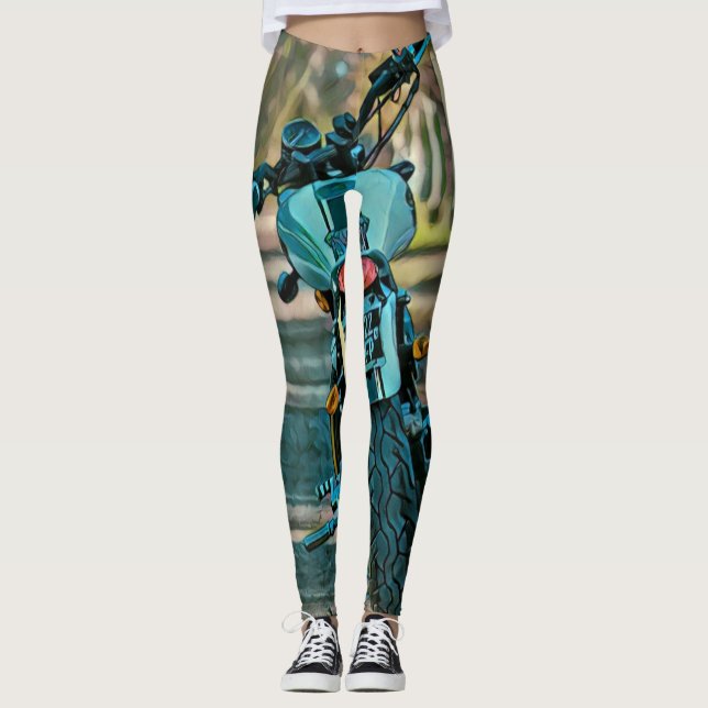 Legging presentes de motocicleta para namorado (Frente)