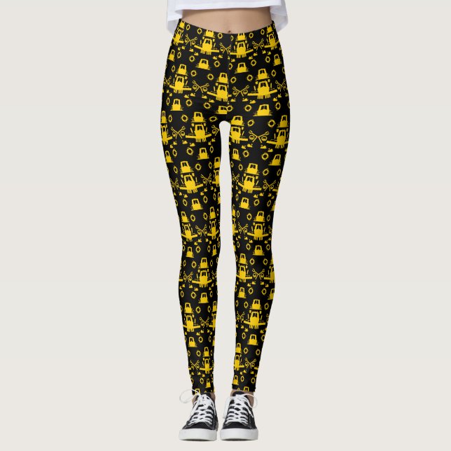 Legging Presentes de Narrowboat britânicos (Frente)