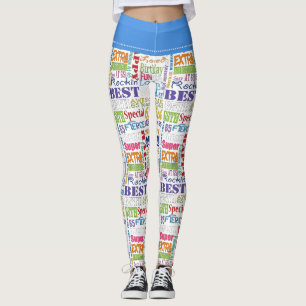 Legging Presentes originais e do Special 65th da festa de