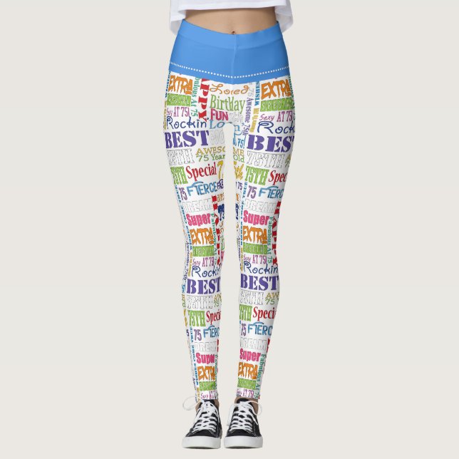 Legging Presentes originais e do Special 75th da festa de (Frente)
