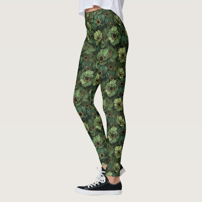 Legging Presentes Temáticos de Anêmonas Florais para Gesta (Esquerda)
