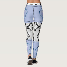 legging preto azul longo adolescente