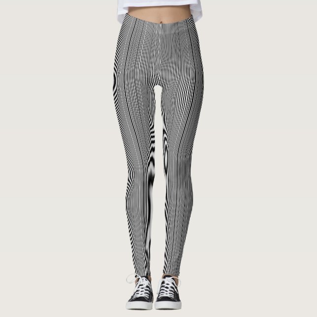 Legging Preto & Branco (Frente)