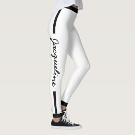 Legging Preto e Branco