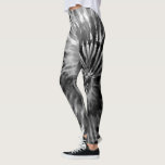 Legging Preto e branco, colírio de inicialização Psicodéli<br><div class="desc">Estas leggings apresentam um design de gravata psicodélico que lembra a contracultura hippie dos anos 60. Perfeito para ioga,  correndo,  trabalhando na academia,  ou apenas quando você quer vestir umas fotos sexy bonitinhas. As cores são monocromáticas com tons de branco preto e cinza.</div>