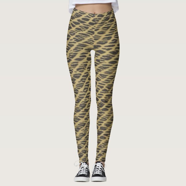 Legging Preto e ouro (Frente)