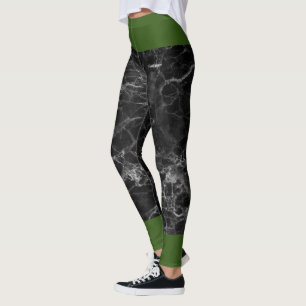 Legging Preto e Verde