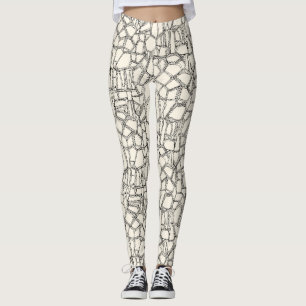 Legging preto sem branco
