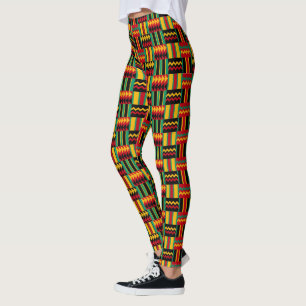 Legging Preto vermelho do verde amarelo do orgulho