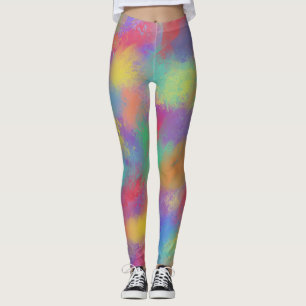Legging Primavera de Cores Pintadas
