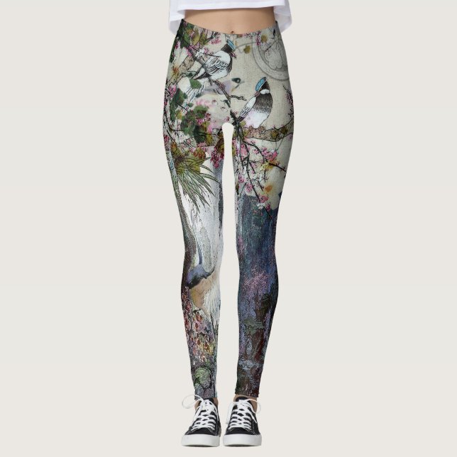 Legging Primavera dos Serenades de Jay azul (Frente)