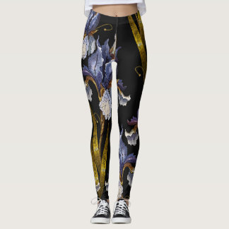 Legging Primavera irrisse: Arte do Renascimento do Bordado