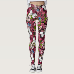 Legging Primavera jardim 2