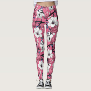 Legging Primavera rosa