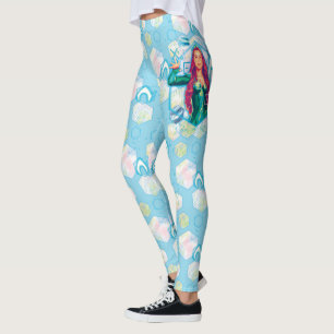 Legging Princesa Mera Sextavado Gráfico de Aquaman   Xebe
