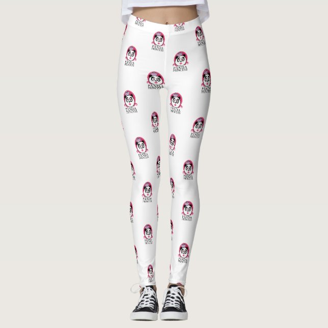 Legging Princesa Panda Rainha Panda Fofa (Frente)